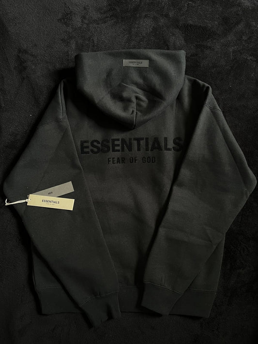 Essentials hoodie BLACK