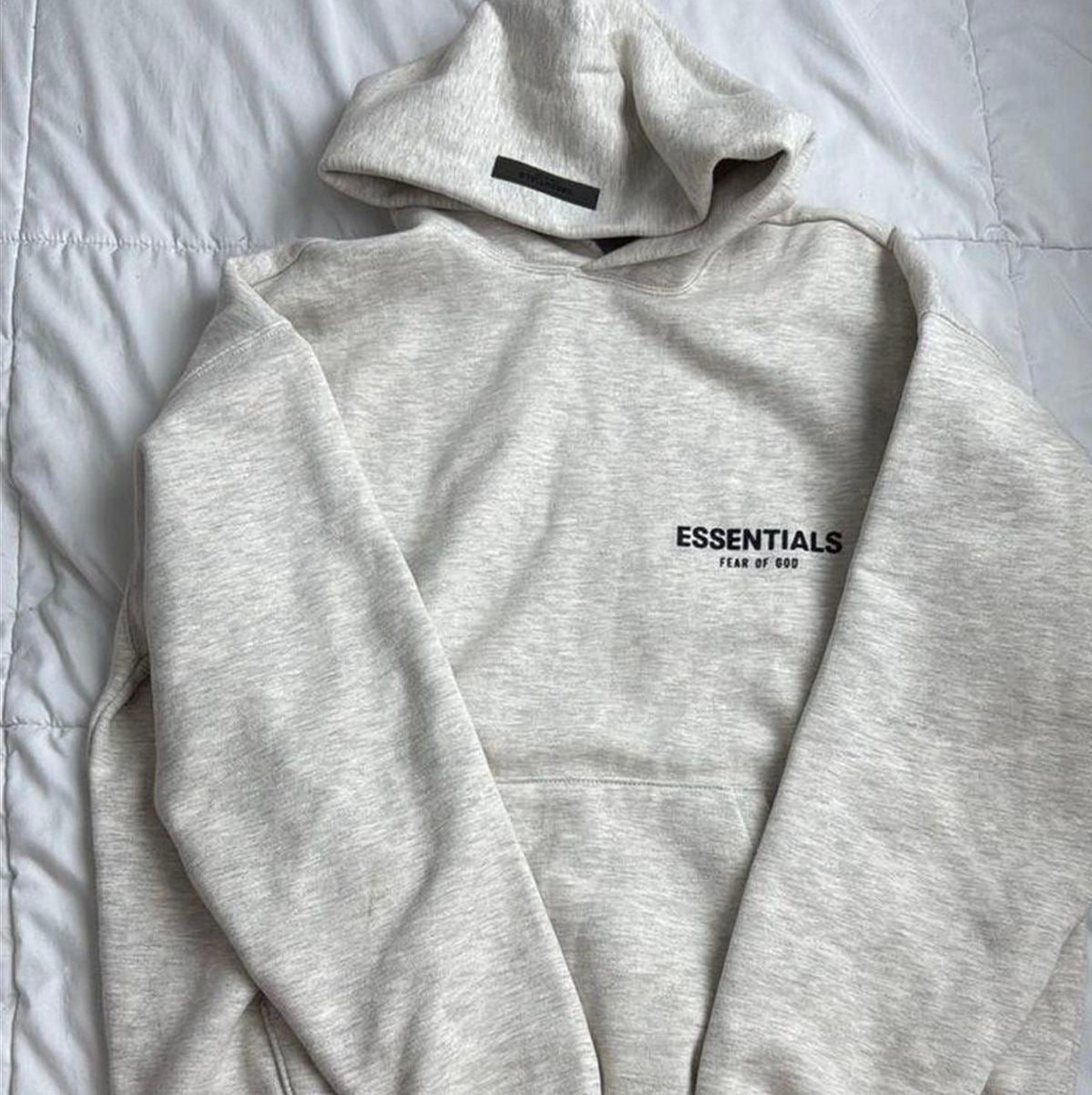 Essentials hoodie OATMEAL